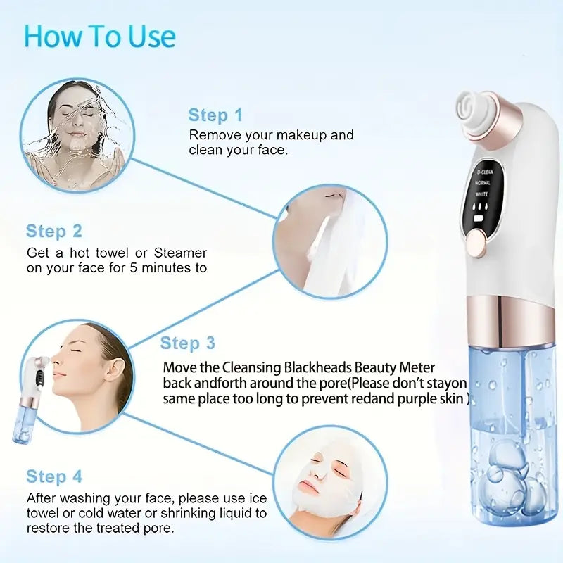 Blackhead Remover Machine | Pore Vacuum & Facial Cleaner for Clear Skin- UAE