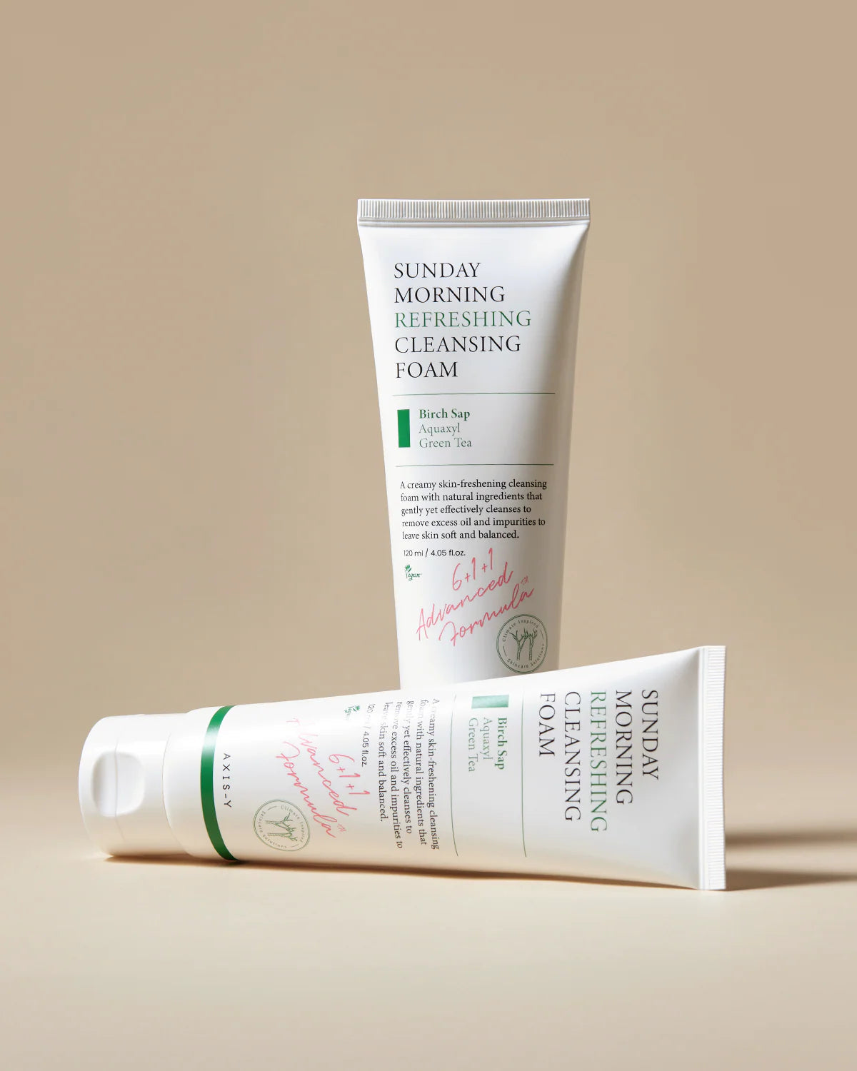 Sunday Morning Refreshing Cleansing Foam with Birch Sap - Hydrating & Soothing Gentle Facial Cleanser - Safaa